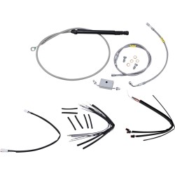 Set de control din oțel inoxidabil pentru ghidon Gorilla de 18 Set de control din oțel inoxidabil pentru ghidon Gorilla de 18