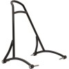 Spătar scurt Sissy Bar cu pernă, acoperire neagră BURLY BRAND B13-1504B