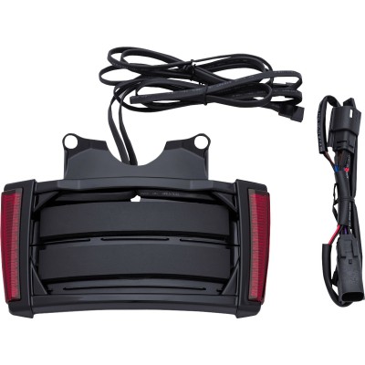 Cadru LP cu lumini LED negru/roșu CIRO 3D 40302