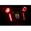 Cadru LP cu lumini LED negru/roșu CIRO 3D 40302 thumb