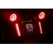 Cadru LP cu lumini LED negru/roșu CIRO 3D 40302 thumb