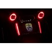 Cadru LP cu lumini LED negru/roșu CIRO 3D 40302 thumb