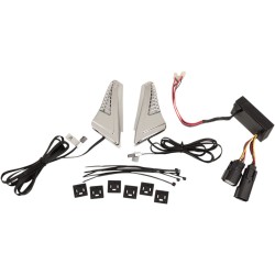 Set de lumini snake eye pentru tour-pak chrome CIRO 3D 40015