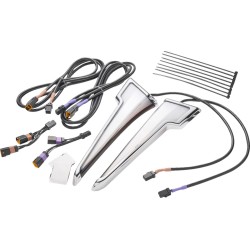 Far LED frontal QUILL cu semnalizatoare STREET GLIDE crom CIRO 3D 12200 Far LED frontal QUILL cu semnalizatoare STREET GLIDE crom CIRO 3D 12200