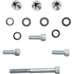 Set capace șuruburi parbriz negru/crom CIRO 3D 10111 Set capace șuruburi parbriz negru/crom CIRO 3D 10111