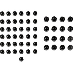 Capace pentru șuruburi M8 negre CIRO 3D 70022 Capace pentru șuruburi M8 negre CIRO 3D 70022