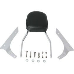 Spătar înalt pătrat cromat cu pernă HONDA COBRA 02-5118 Spătar înalt pătrat cromat cu pernă HONDA COBRA 02-5118