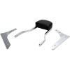 Spătar scurt pătrat cromat cu pernă HONDA COBRA 02-5618