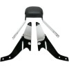 Mini spătar pătrat cromat cu pernă SUZUKI COBRA 02-4845