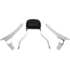 Spătar scurt pătrat cromat cu pernă KAWASAKI COBRA 02-5968