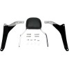 Spătar pătrat mini cromat cu pernă YAMAHA COBRA 02-4745