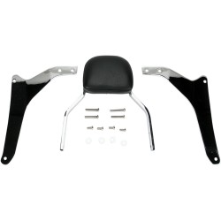 Spătar pătrat mini cromat cu pernă YAMAHA COBRA 02-4745 Spătar pătrat mini cromat cu pernă YAMAHA COBRA 02-4745