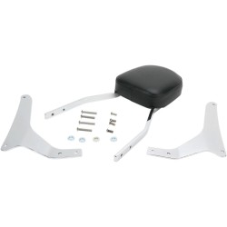 Spătar înalt pătrat chrome cu pernă YAMAHA COBRA 02-5245 Spătar înalt pătrat chrome cu pernă YAMAHA COBRA 02-5245
