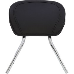 Spătar înalt rotund cromat cu pernă SUZUKI COBRA 02-7845 Spătar înalt rotund cromat cu pernă SUZUKI COBRA 02-7845