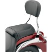 Spătar scurt rotund chrome cu pernă KAWASAKI COBRA 02-8968 thumb