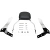 Spătar mini pătrat cromat cu pernă YAMAHA COBRA 02-4765