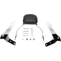 Spătar mini pătrat cromat cu pernă YAMAHA COBRA 02-4765