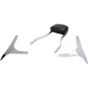 Spătar scurt pătrat cromat cu pernă YAMAHA COBRA 02-5725