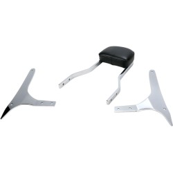 Spătar scurt pătrat cromat cu pernă YAMAHA COBRA 02-5725 Spătar scurt pătrat cromat cu pernă YAMAHA COBRA 02-5725