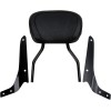 Spătar scurt rotund black cu pernă HONDA COBRA 02-8611B