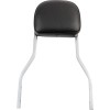Spătar scurt pătrat cromat cu pernă HD COBRA 602-1200