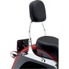 Spătar standard pătrat chrome cu pernă HD COBRA 602-1151