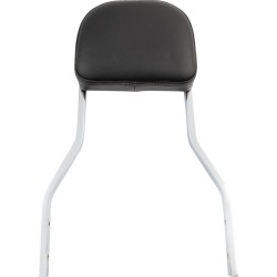 Spătar scurt pătrat cromat cu pernă HD COBRA 602-1201