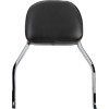 Spătar mic pătrat SISSY BAR cromat cu pernă HD COBRA 602-1102