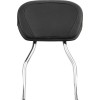 Spătar rotund standard cromat cu pernă HD COBRA 602-1253