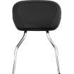 Spătar scurt rotund chrome cu pernă YAMAHA COBRA 02-8770 thumb