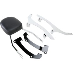 Spătar pătrat standard chrome cu pernă HONDA COBRA 02-5136 Spătar pătrat standard chrome cu pernă HONDA COBRA 02-5136