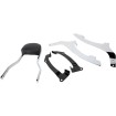 Spătar scurt pătrat cromat cu pernă HONDA COBRA 02-5636 thumb