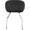 Spătar rotund standard chrome cu pernă HD COBRA 602-1254
