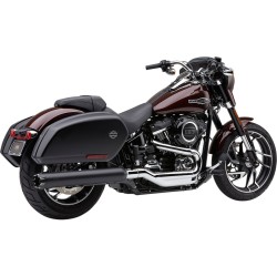 Tobă de eșapament dual cut blk COBRA 6521B Tobă de eșapament dual cut blk COBRA 6521B
