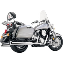 Sistem de evacuare dublu clasic autentic cu capete cromate KAWASAKI COBRA 4368