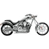Sistem de evacuare speedster swept cromată HONDA COBRA 1233