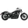 Speedster street rod slash down exhaust black HONDA COBRA 1911B