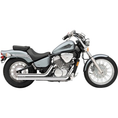 Sistem de evacuare STREET ROD 2 în 2 drepte cromate COBRA 1721T