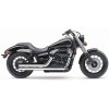 Sistem de evacuare STREET ROD 2 în 2 drepte cromate COBRA 1724T