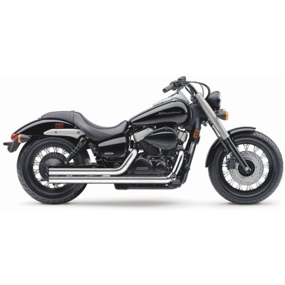 Sistem de evacuare STREET ROD 2 în 2 drepte cromate COBRA 1724T