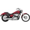 Sistem de evacuare street rod 2 into 2 straight-cut chrome COBRA 3718T