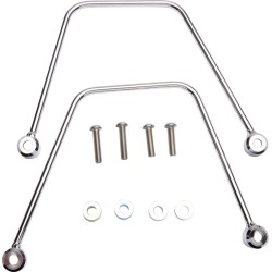 Suporturi pentru genți laterale cromate KAWASAKI COBRA 02-6468 Suporturi pentru genți laterale cromate KAWASAKI COBRA 02-6468