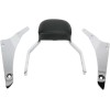 Mini spătar pătrat sissy cu pernă chrome COBRA 02-4660