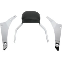 Mini spătar pătrat sissy cu pernă chrome COBRA 02-4660 Mini spătar pătrat sissy cu pernă chrome COBRA 02-4660