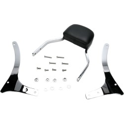 Mini spătar pătrat sissy cu pernă chrome COBRA 02-4740 Mini spătar pătrat sissy cu pernă chrome COBRA 02-4740