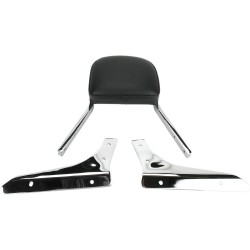 Mini spătar pătrat sissy bar cu pernă chrome KAWASAKI COBRA 02-4962 Mini spătar pătrat sissy bar cu pernă chrome KAWASAKI COBRA 02-4962
