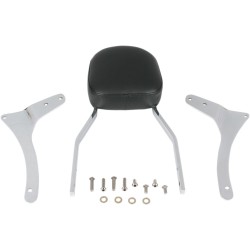 Spătar înalt pătrat cu pernă crom YAMAHA COBRA 02-5250 Spătar înalt pătrat cu pernă crom YAMAHA COBRA 02-5250