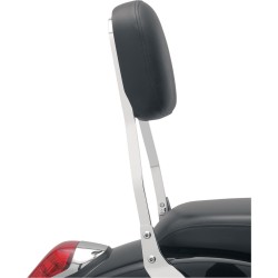Spătar scurt pătrat Sissy cu pernă crom COBRA 02-5615