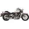 Sistemă 2 în 2 classic deluxe staggered dual slash cut crom COBRA 4569SC
