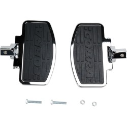 Set clasic de plăci de podea față crom COBRA 06-1640 Set clasic de plăci de podea față crom COBRA 06-1640